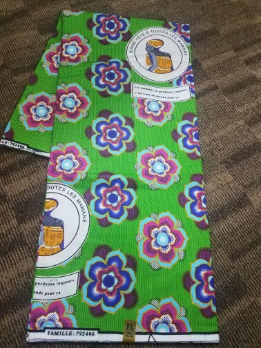 Pagne imprimé pour la fête des mères