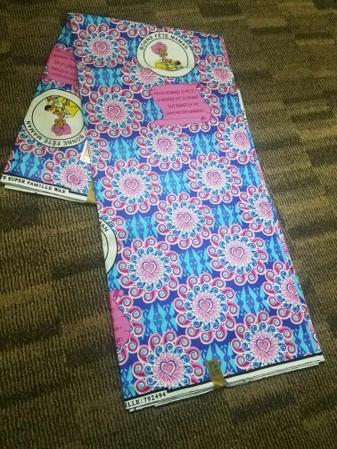 Pagne imprimé pour la fête des mères