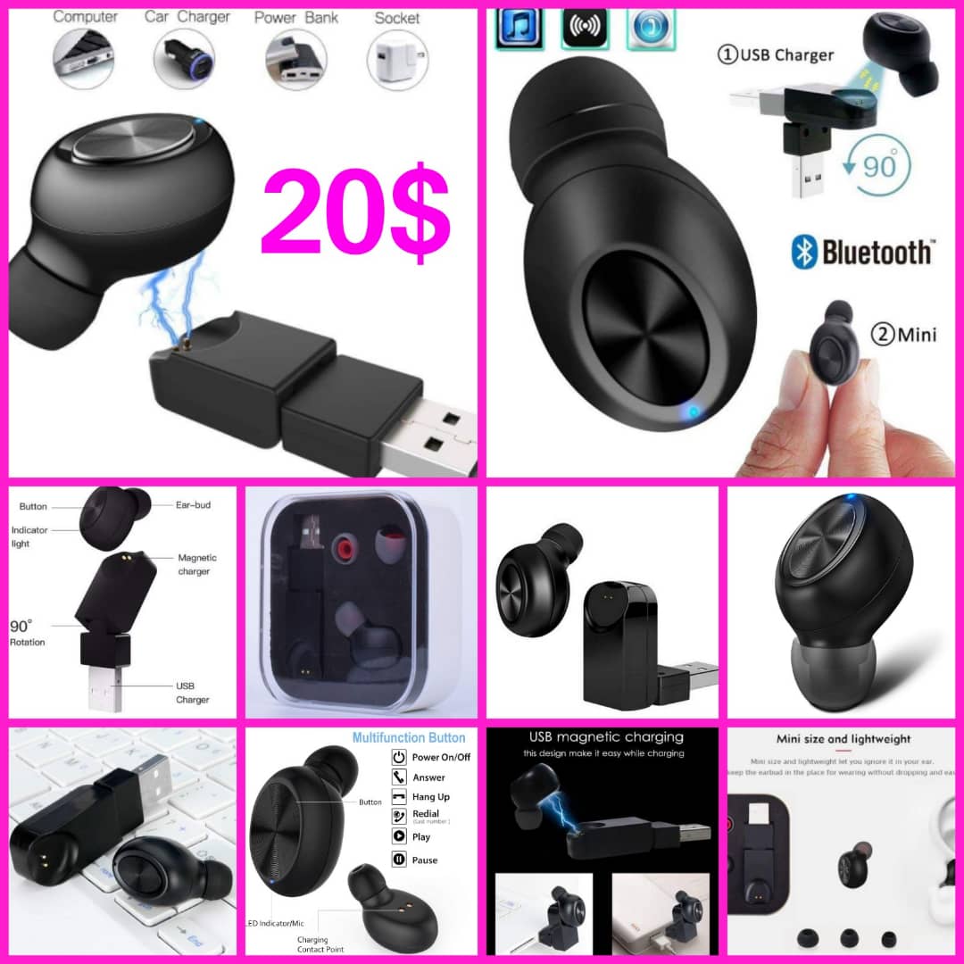 Ecouteur single bluetooth avec chargeur magnétique Ecouteur single bluetooth avec chargeur magnétique