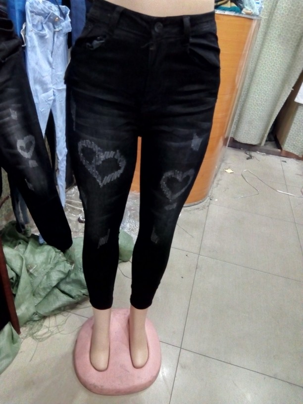 Pantalon jeans - femme