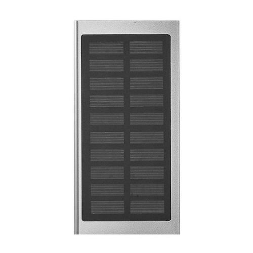 Chargeur Powerbank solaire  20000 Mah - Or/ Argent