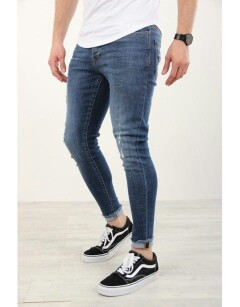 Jeans bleu choco de baby Jeans bleu choco de baby