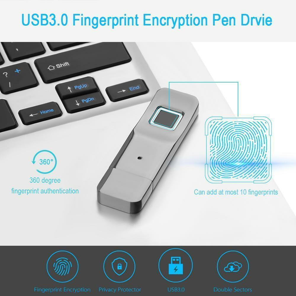 Clé USB 32 Go avec sécurité biometrique