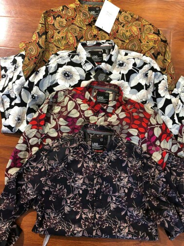 Chemises fleuries