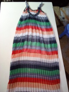 Robe multicolore