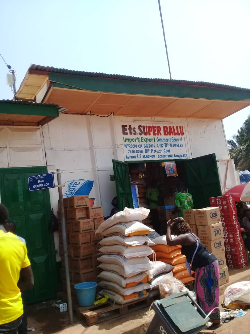 Vente de produits alimentaires