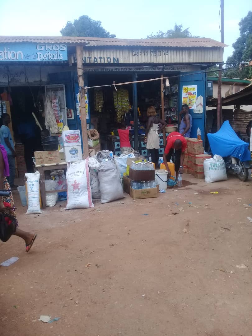 Vente de produits alimentaires