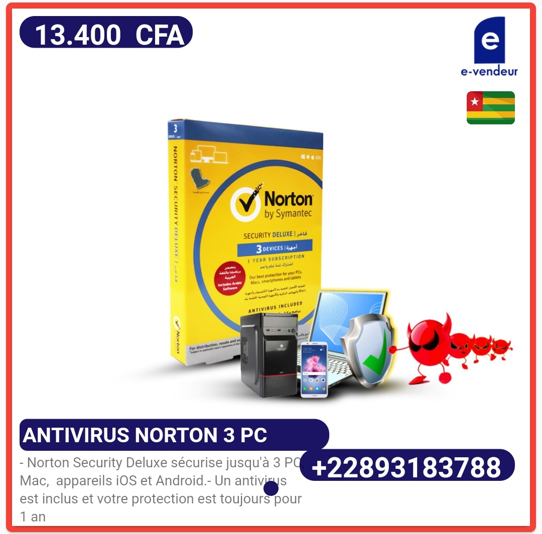 Anti-virus Norton 3 PC Anti-virus Norton 3 PC