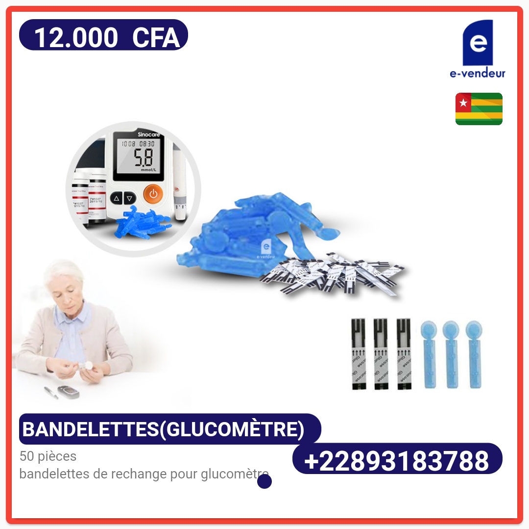 Bandelettes (Glucomètre) Bandelettes (Glucomètre)