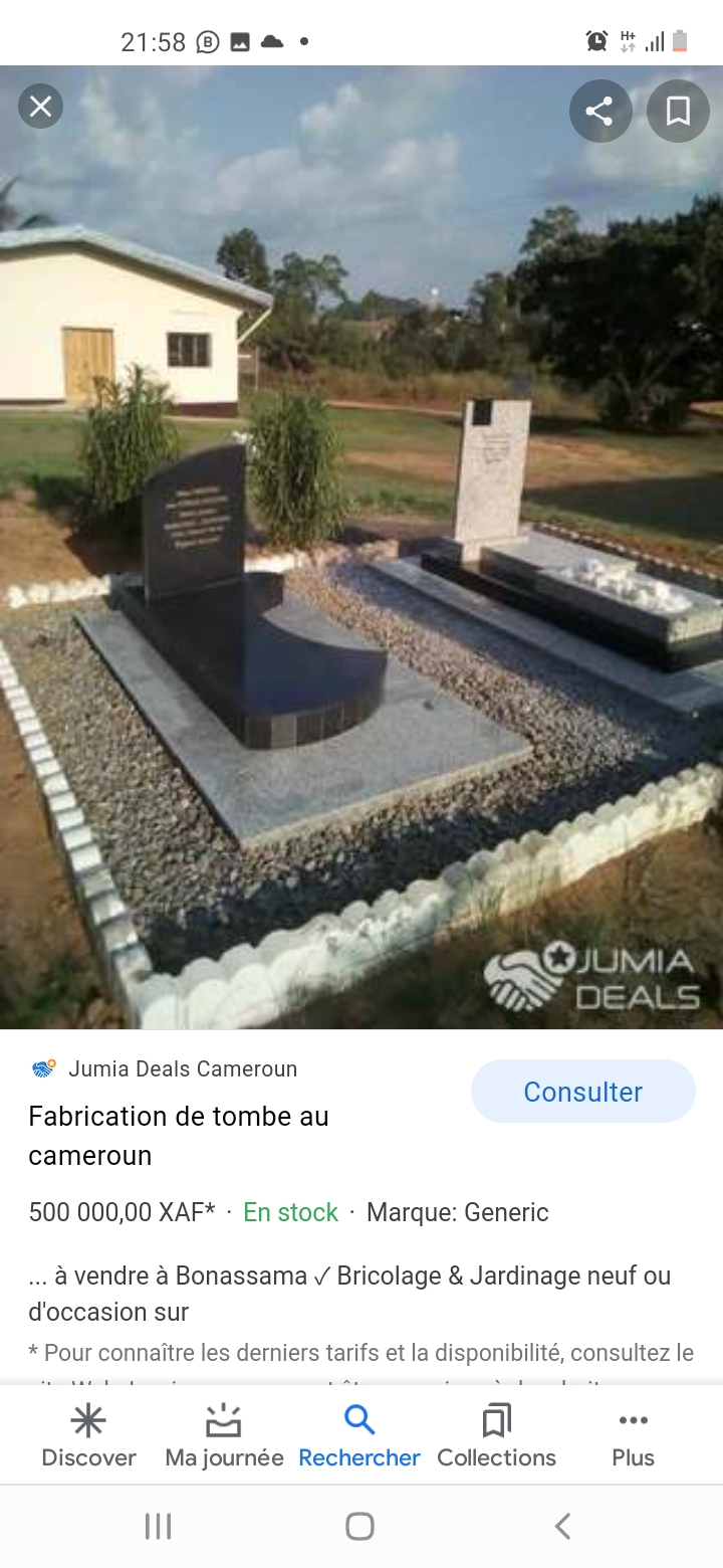 Pierre tombale granite