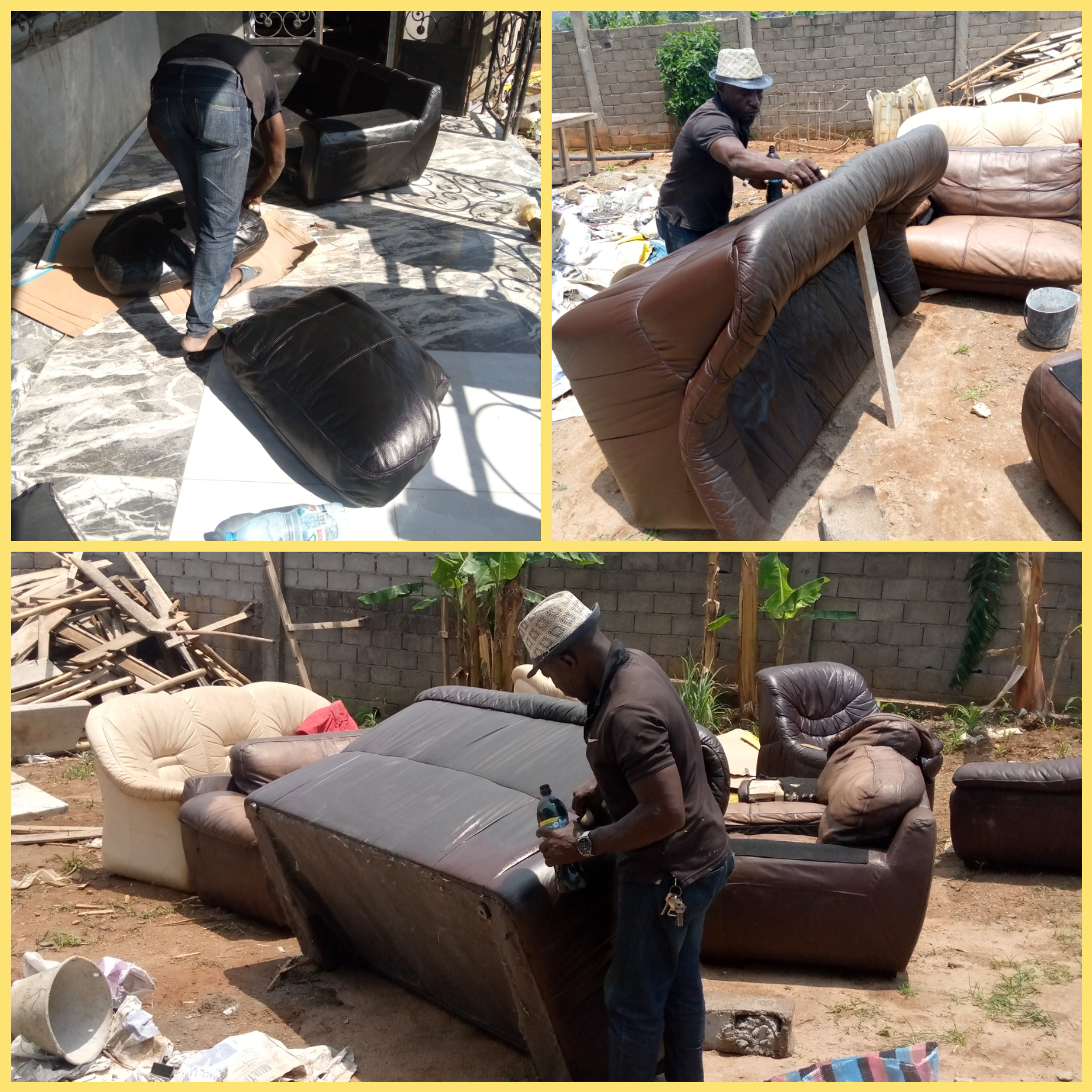 RÉNOVATION - ENTRETIEN ET RÉPARATION DES SALONS ET MATIÈRES EN CUIR