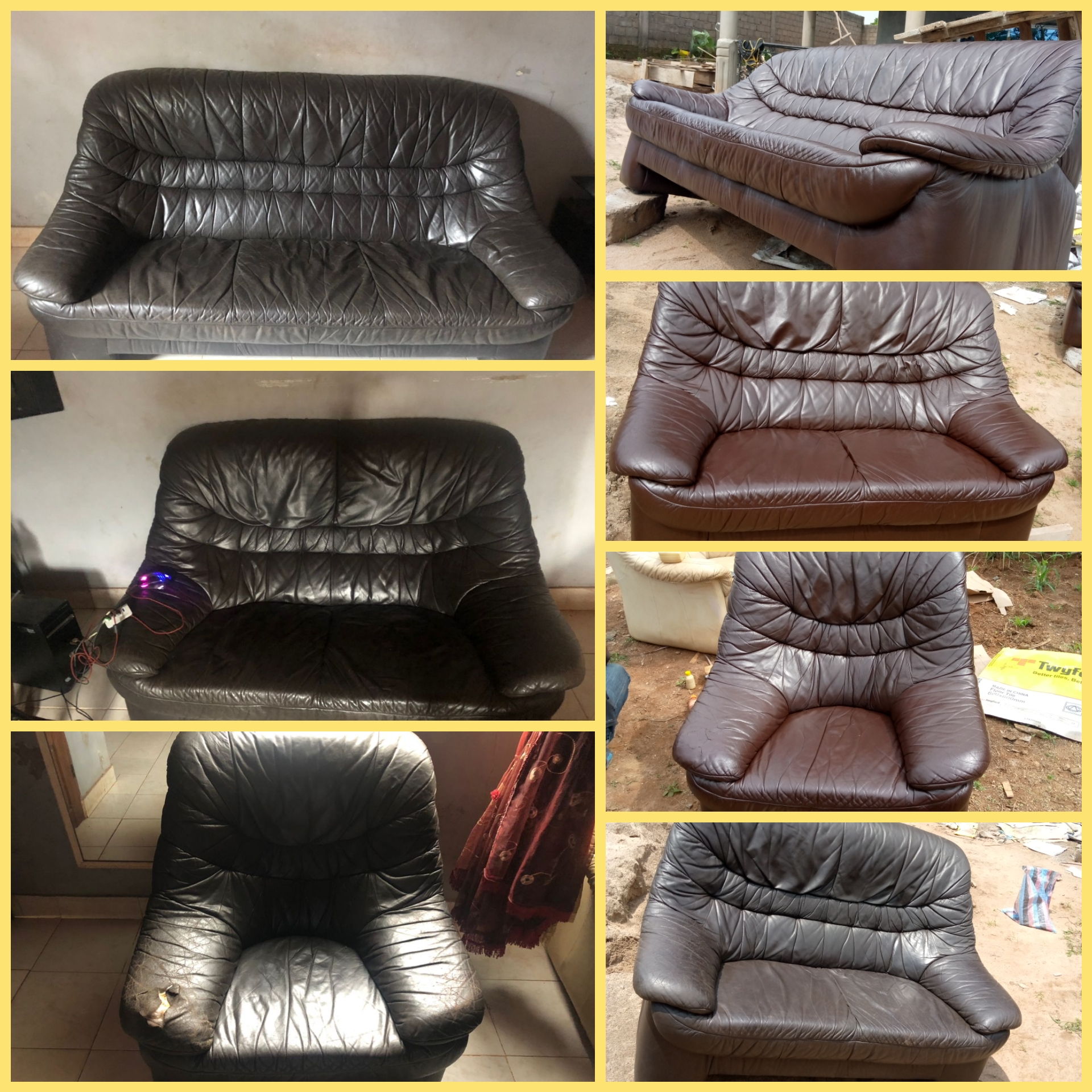 RÉNOVATION - ENTRETIEN ET RÉPARATION DES SALONS ET MATIÈRES EN CUIR