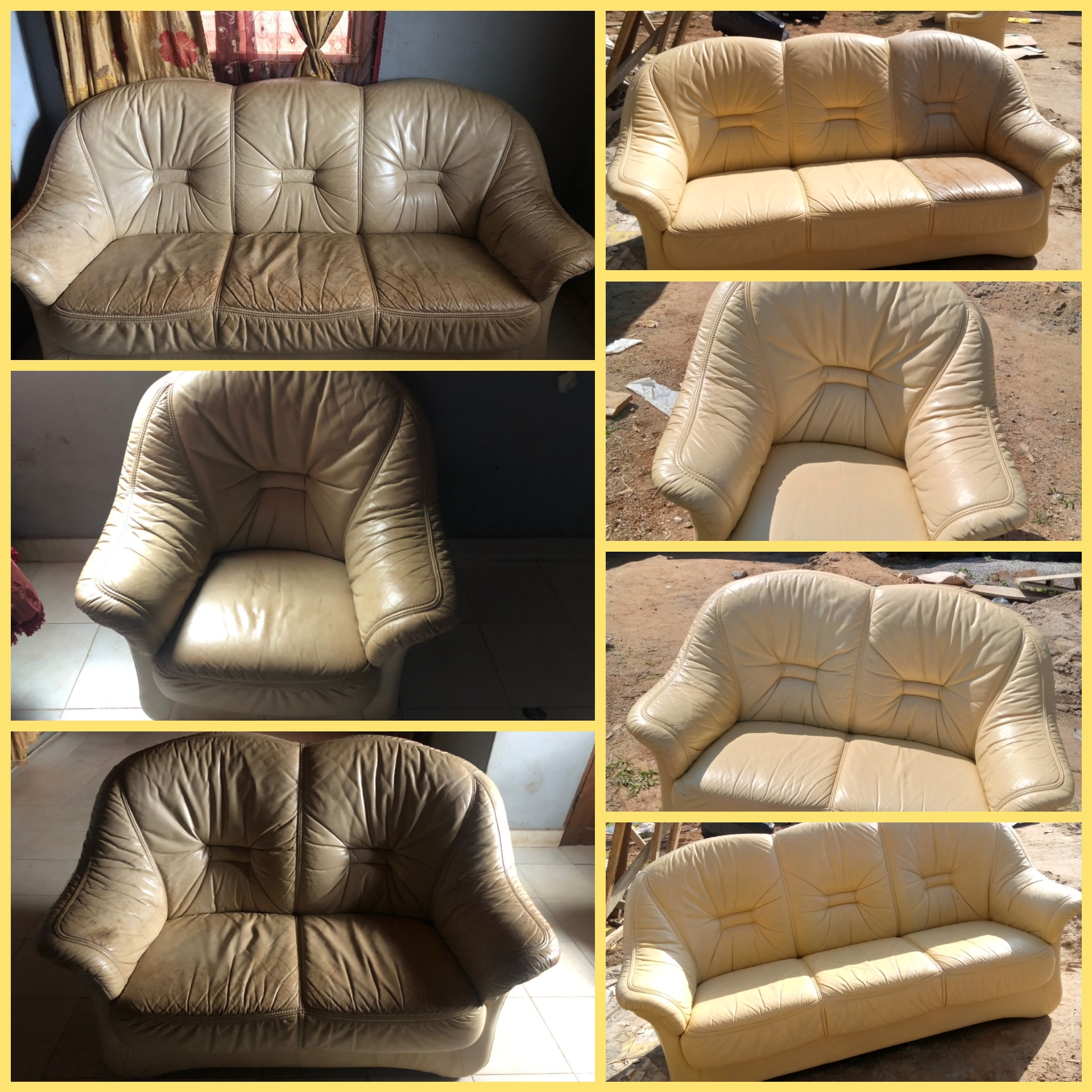 RÉNOVATION - ENTRETIEN ET RÉPARATION DES SALONS ET MATIÈRES EN CUIR