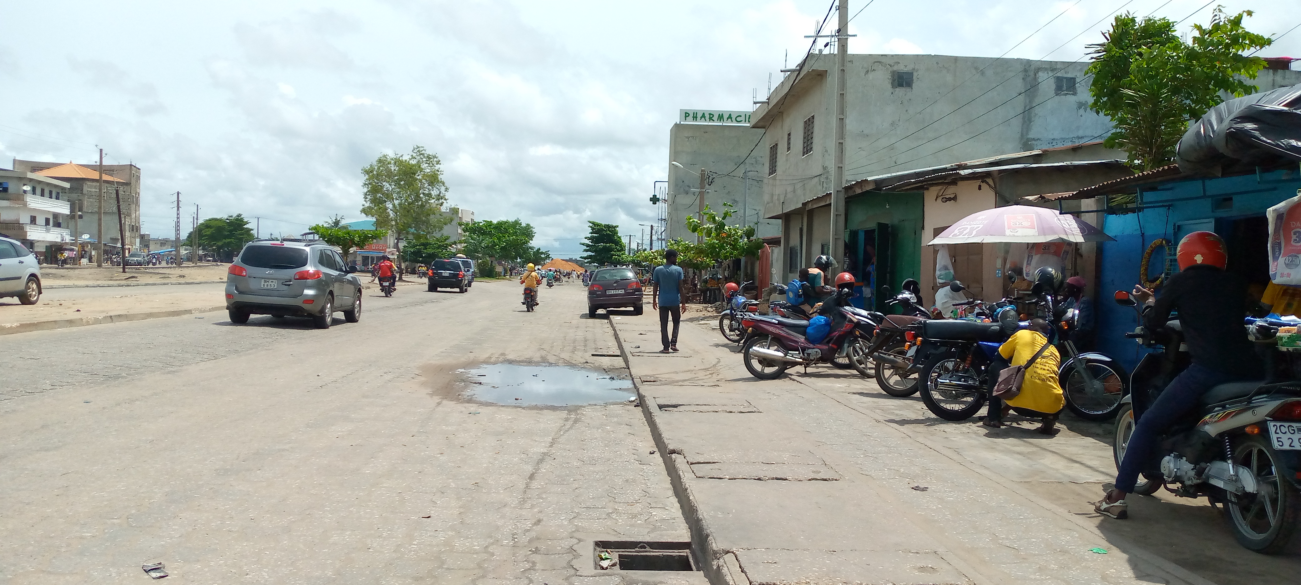 Terrain à Vodjè/Cotonou à 200m de la voie Pavé