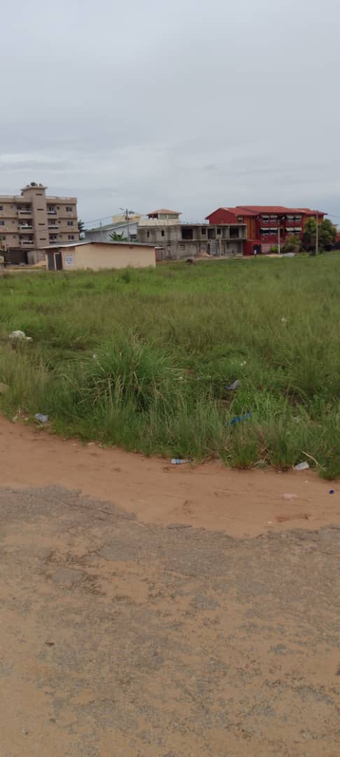 terrain plat de 500 m2 avec un AcD en vente au cœur de Bassam , non loin de la grande voie