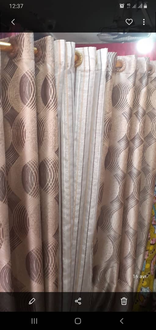 Rideaux légère comme lourde