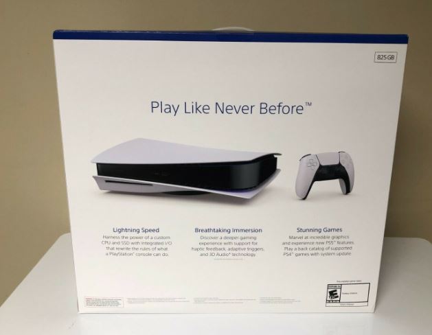 Sony Playstation 5 Disc Version With 3 Games - 2 Controls