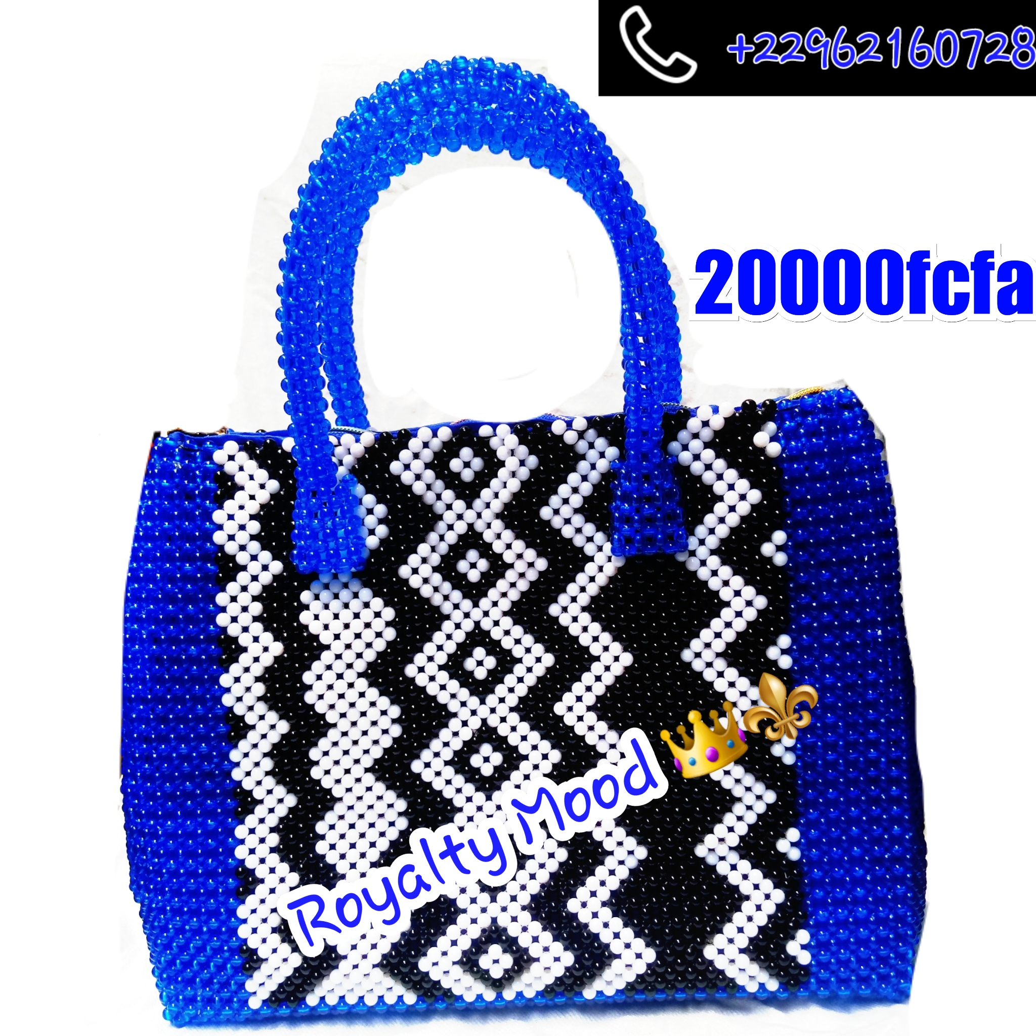 Ensemble sac et collier en perles Ensemble sac et collier en perles