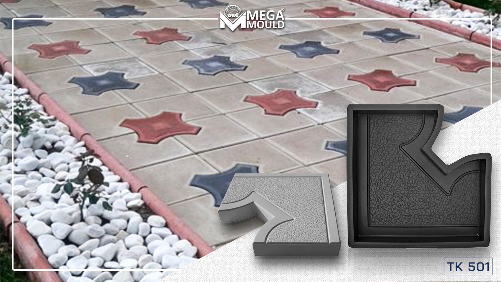 Moules a pavés décoratifs