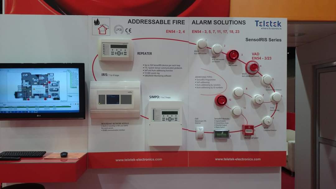 Abidjan Côte d'Ivoire centrale de détection incendie conventionnel