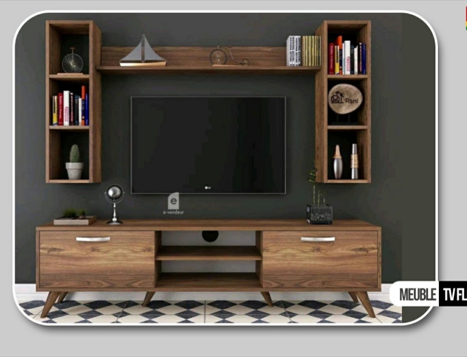Meuble TV 2 niveaux Meuble TV 2 niveaux