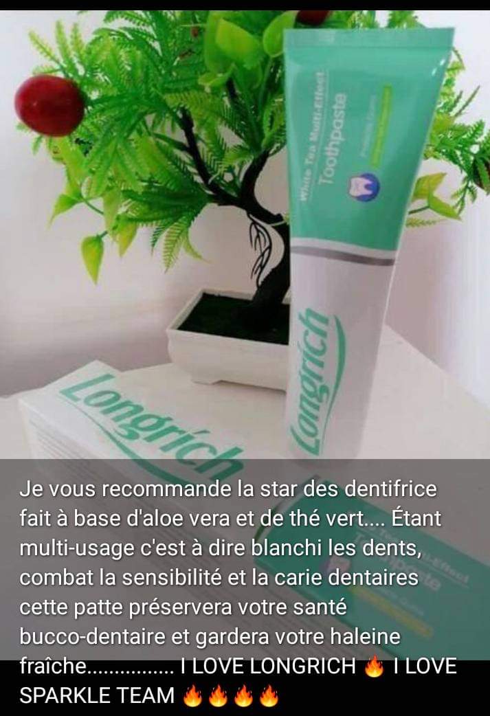 pâte dentrice longrich