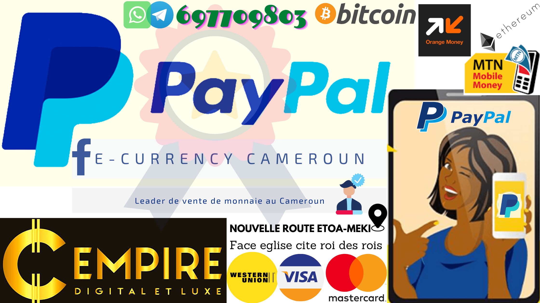 Acheter Bitcon PErfectmoney au Cmeroun