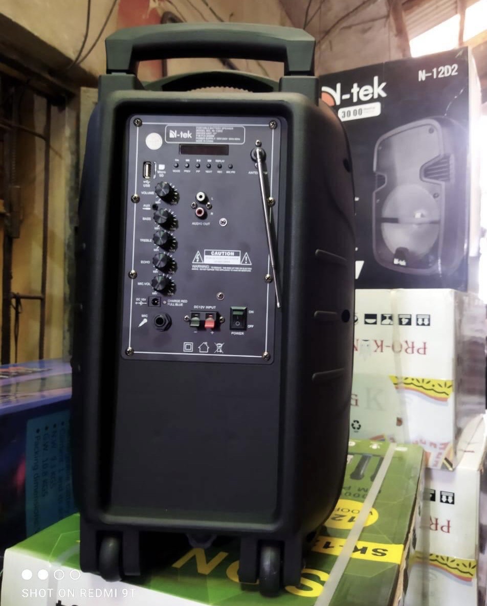 SPEAKER N-TEK 3000W avec 2 micro