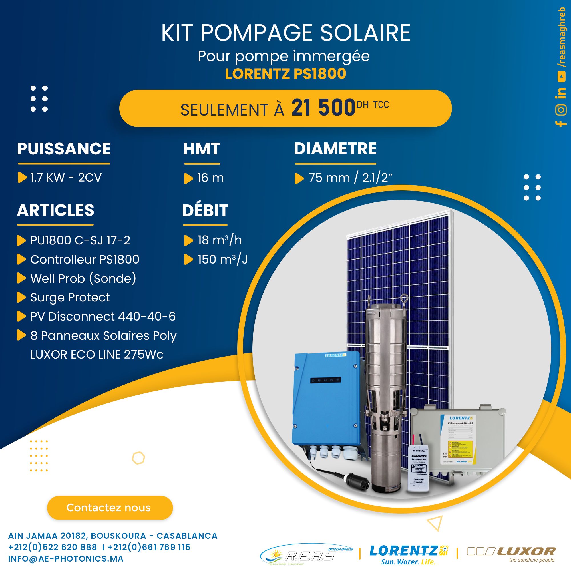 on mis en vente un stock de variateur solaire et controleur de pompe immerger 15 kw au plus on mis en vente un stock de variateur solaire et controleur de pompe immerger 15 kw au plus