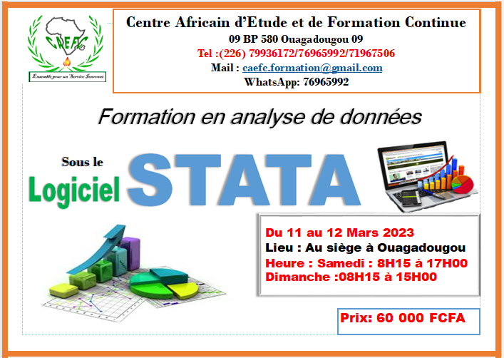 Analyse de données statistiques sous le logiciel STATA