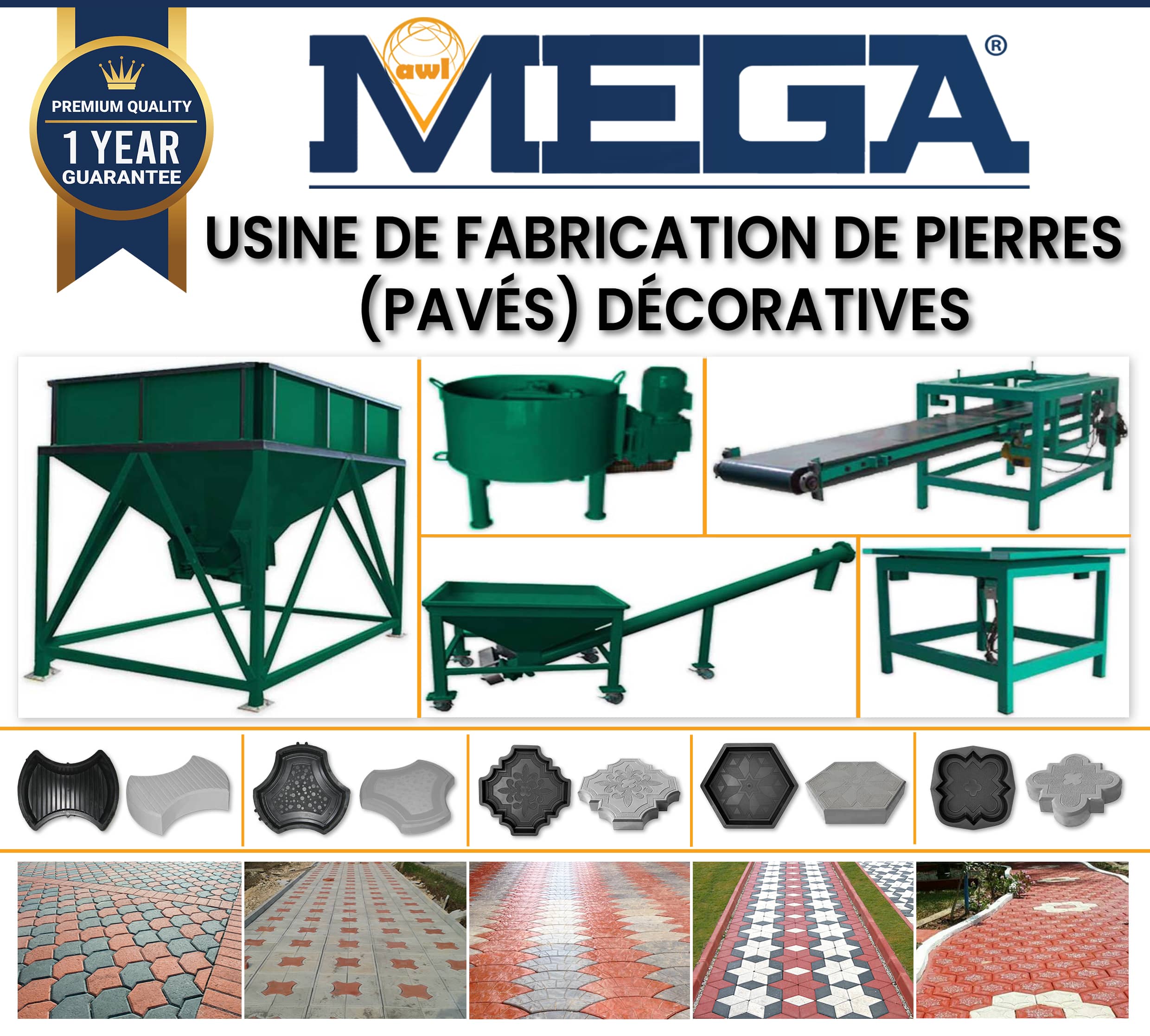 NOUVELLE OPPORTUNITÉ D'AFFAIRES – USINE À PAVÉS NOUVELLE OPPORTUNITÉ D'AFFAIRES – USINE À PAVÉS