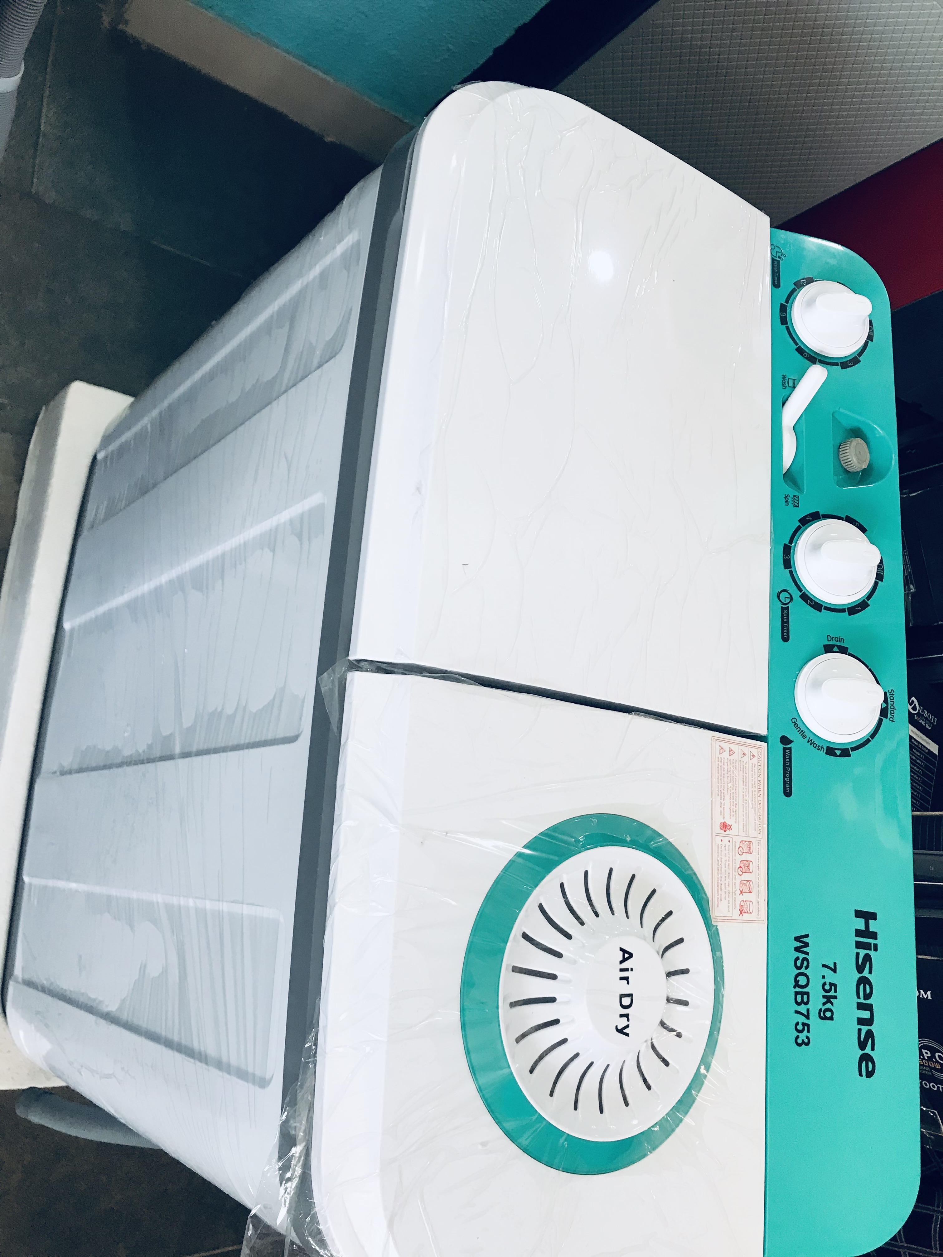 machine à laver semi automatique 5kg & 7,5kg économique | LAVE - RINCE - SÈCHE