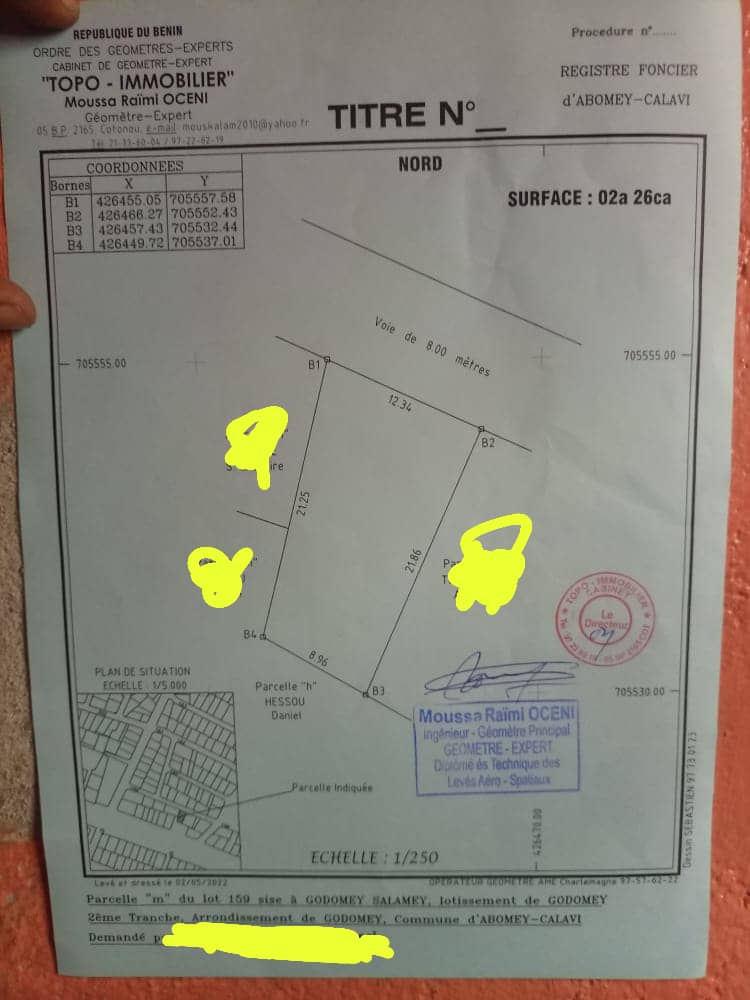 opportunité de parcelles à vendre à godomey non loin du CEG godomey opportunité de parcelles à vendre à godomey non loin du CEG godomey