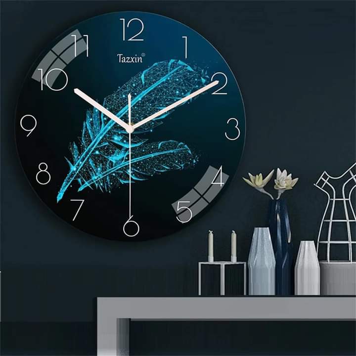 Horloge murale en porcelaine christale (livraison gratuite)