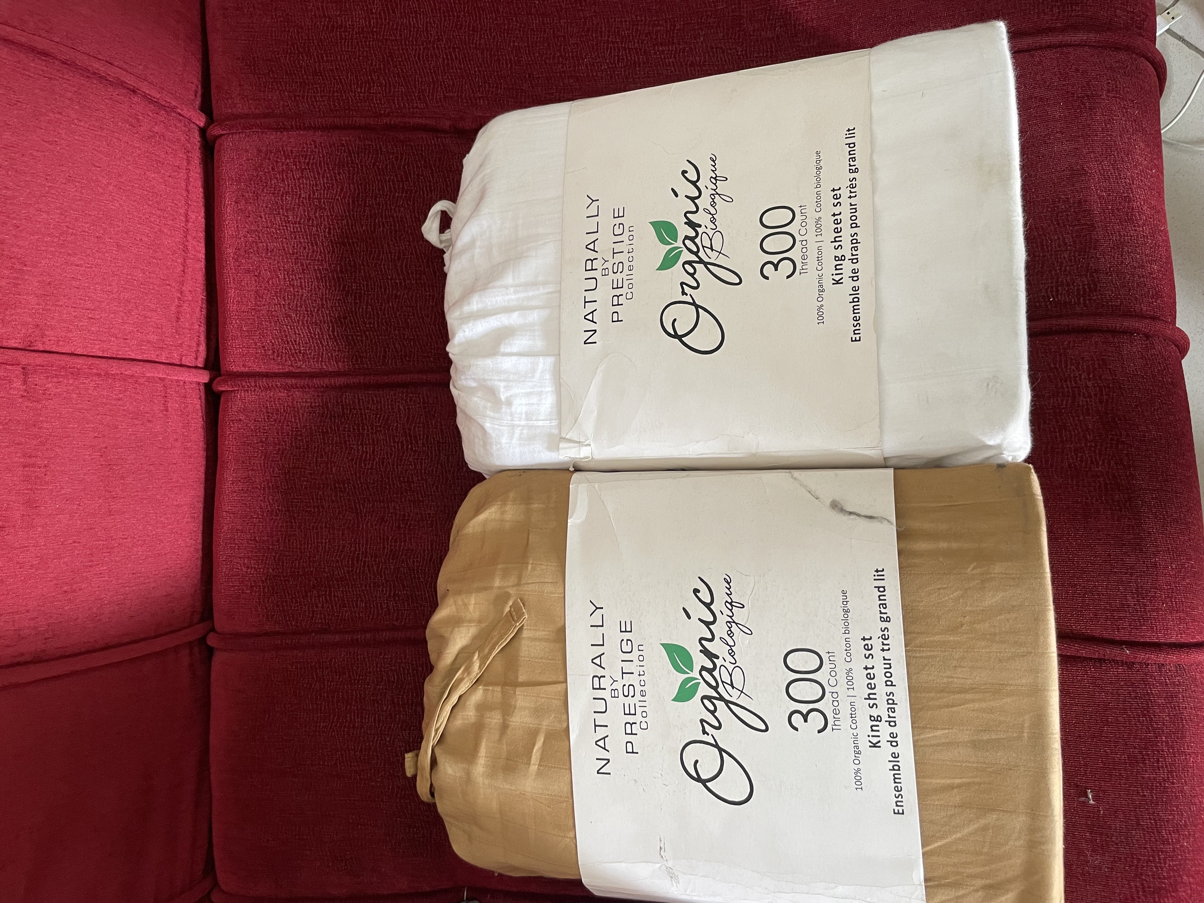 Ensemble de draps pour très grand lit