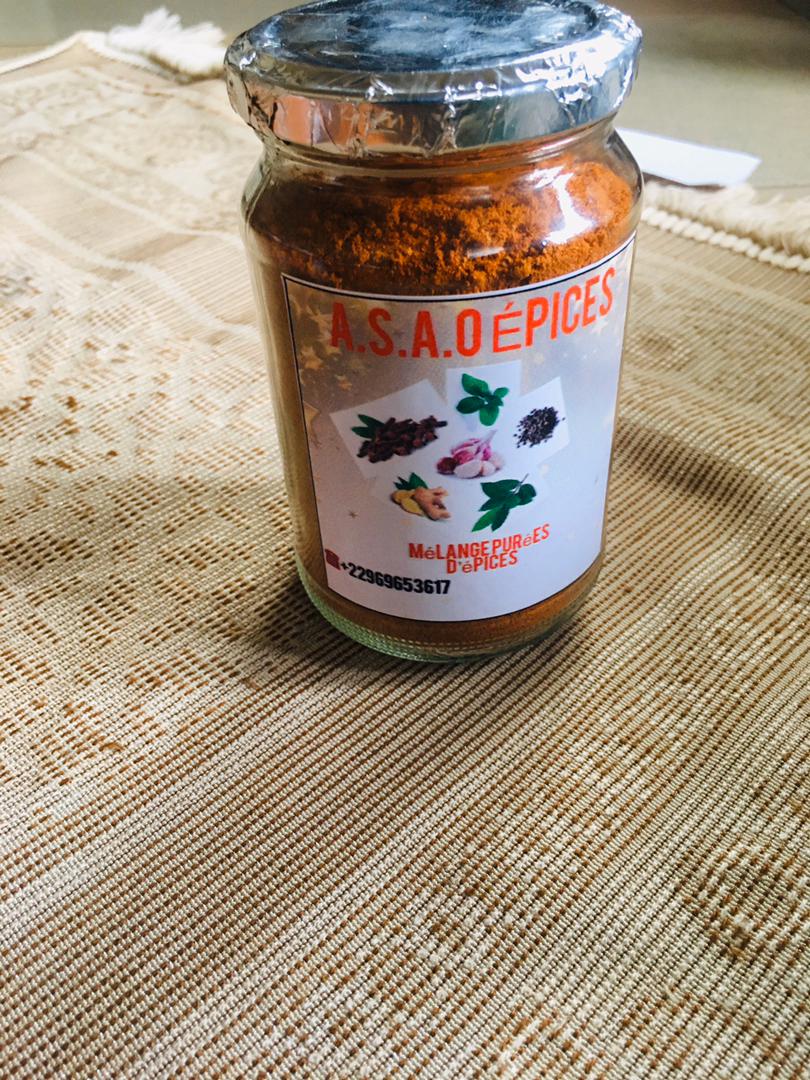 Piment rouge épicés en poudre