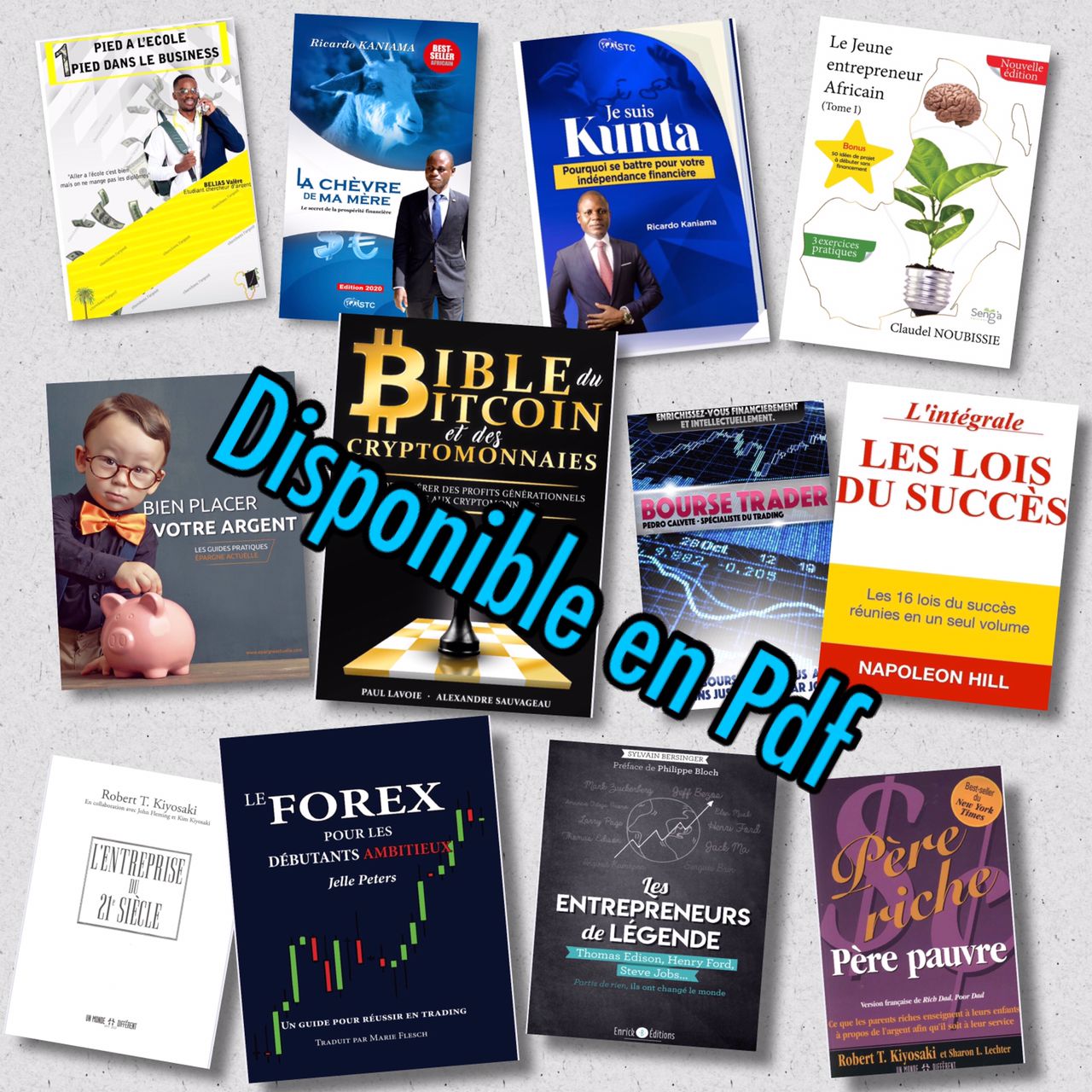 Les livre électronique d’entrepreneurial et du développement personnel