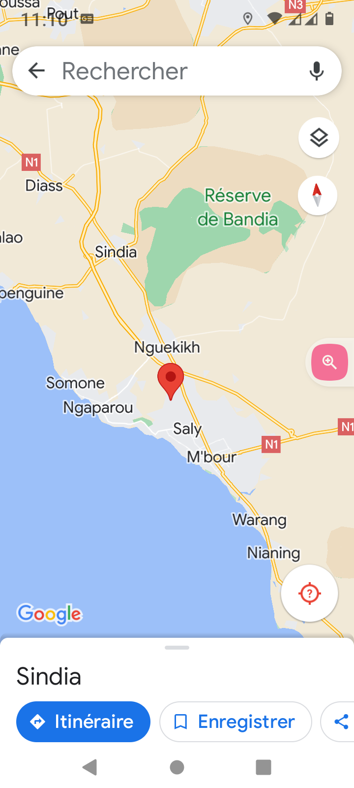 terrain de 450 metres carres a saly