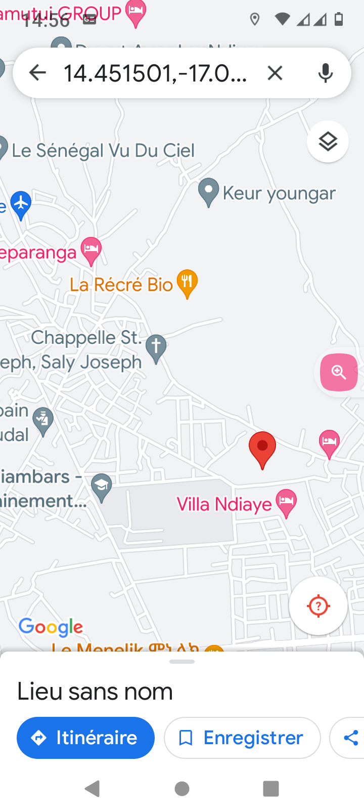 terrainde 600 metres carres a saly