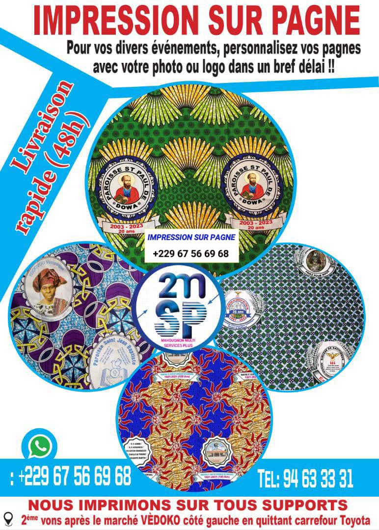 impression sur pagne