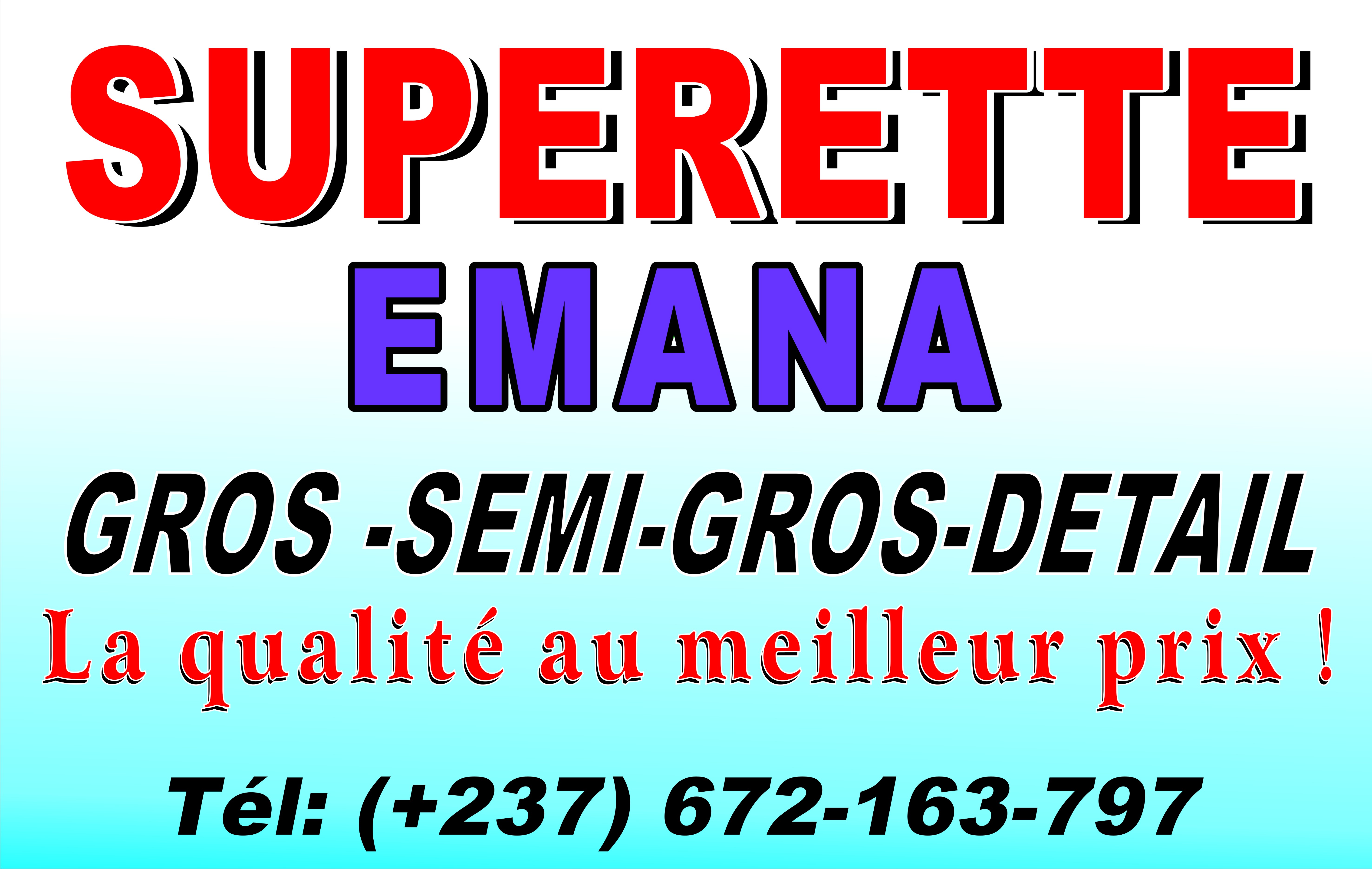 SUPERETTE EMANA RECHERCHE 01 CAISSIÈRE