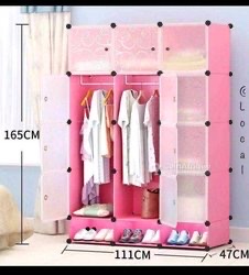 Armoires en plastique démontables