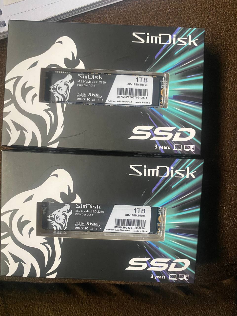 disques dur ssd sata et nvme neufs