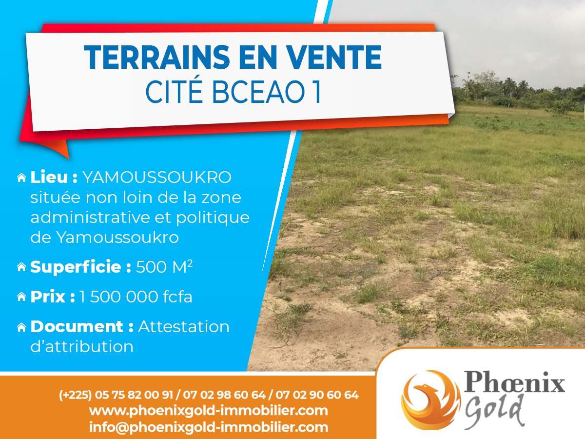 vente de terrains à Yamoussoukro