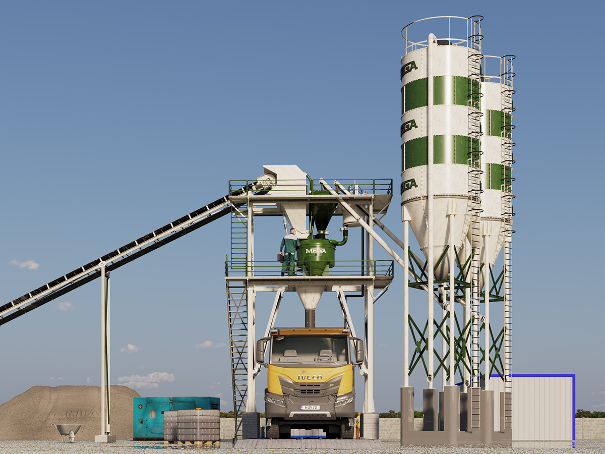 MEGA CENTRALE À BÉTON 30 m3 - MALAXEUR À BÉTON ‘PLANÉTAIRE’ - EXPÉDITION GRATUITE MEGA CENTRALE À BÉTON 30 m3 - MALAXEUR À BÉTON ‘PLANÉTAIRE’ - EXPÉDITION GRATUITE