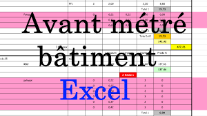 ECONOMISTE ET METRE DE BÂTIMENTS TCE