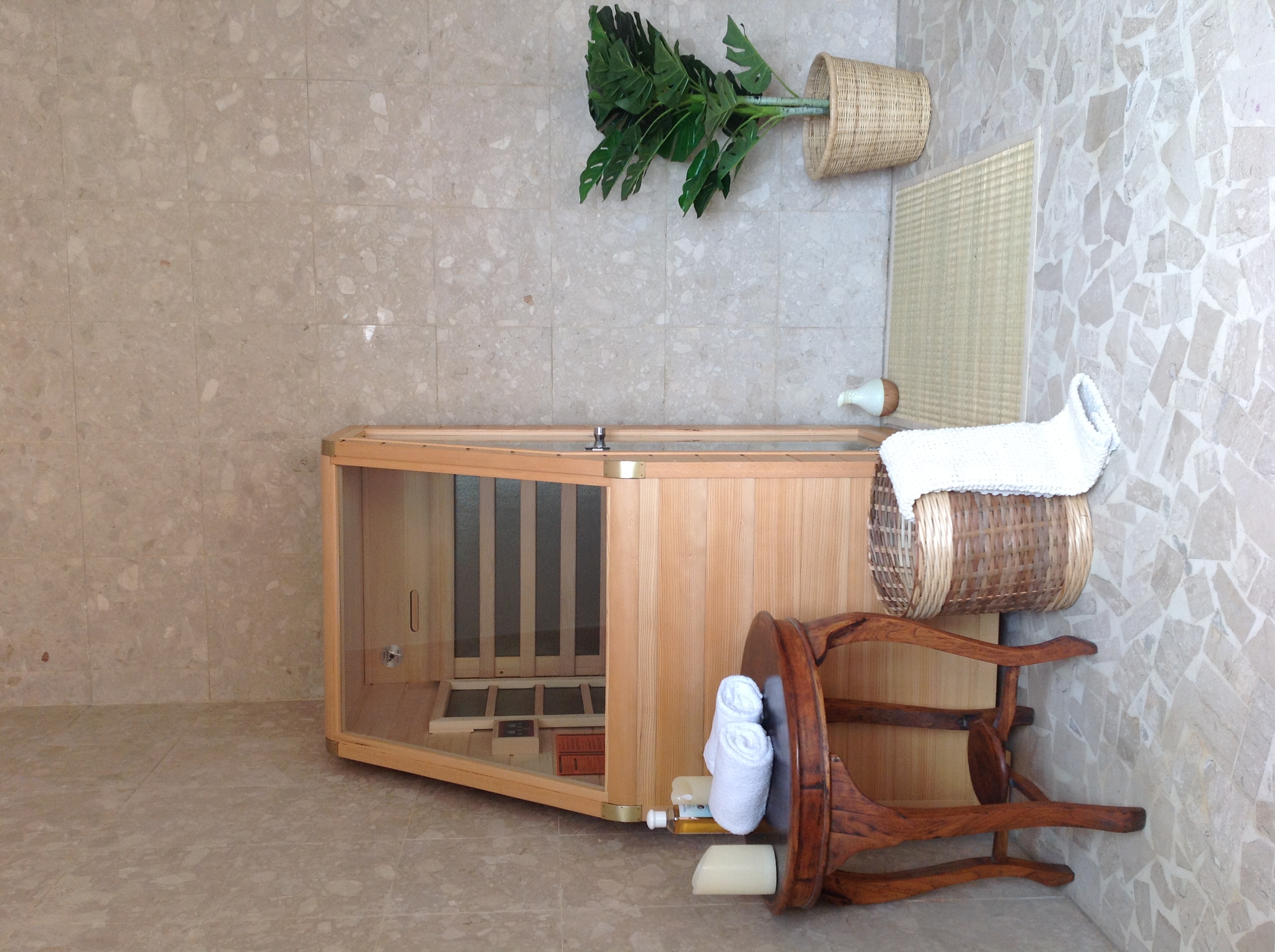 SAUNA infrarouge en bois, 1 place