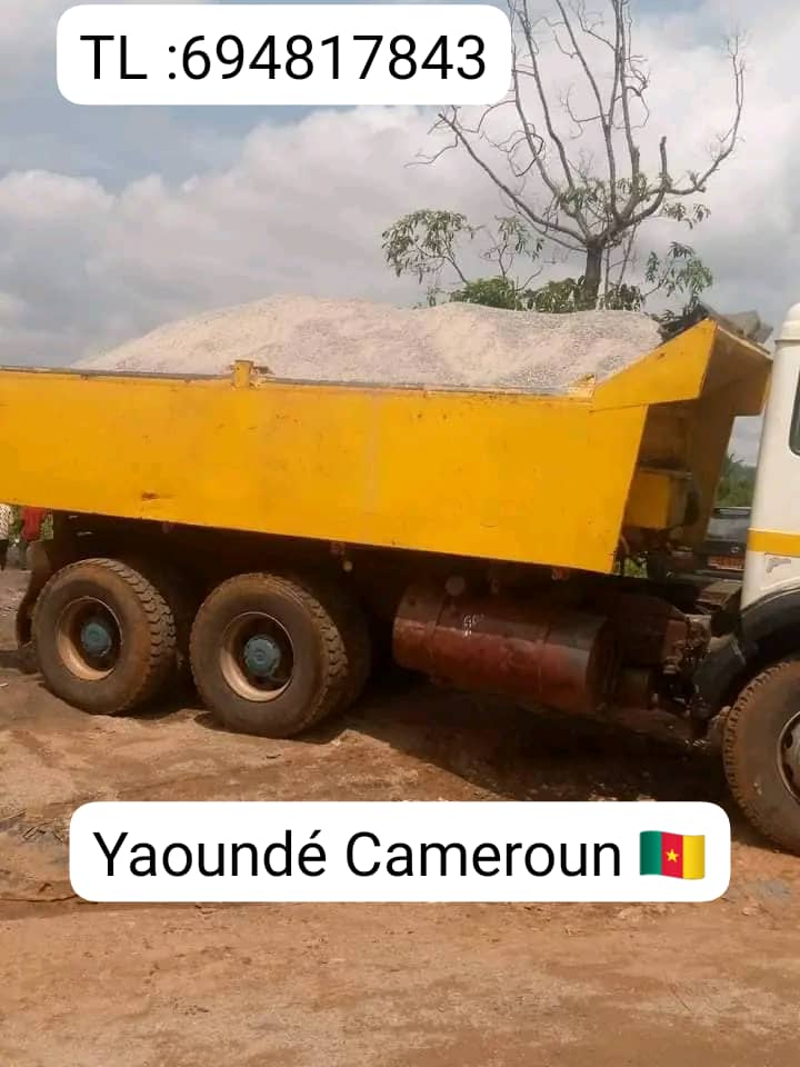 gravier, sable carrière et moellon en vente dans la ville de Yaoundé