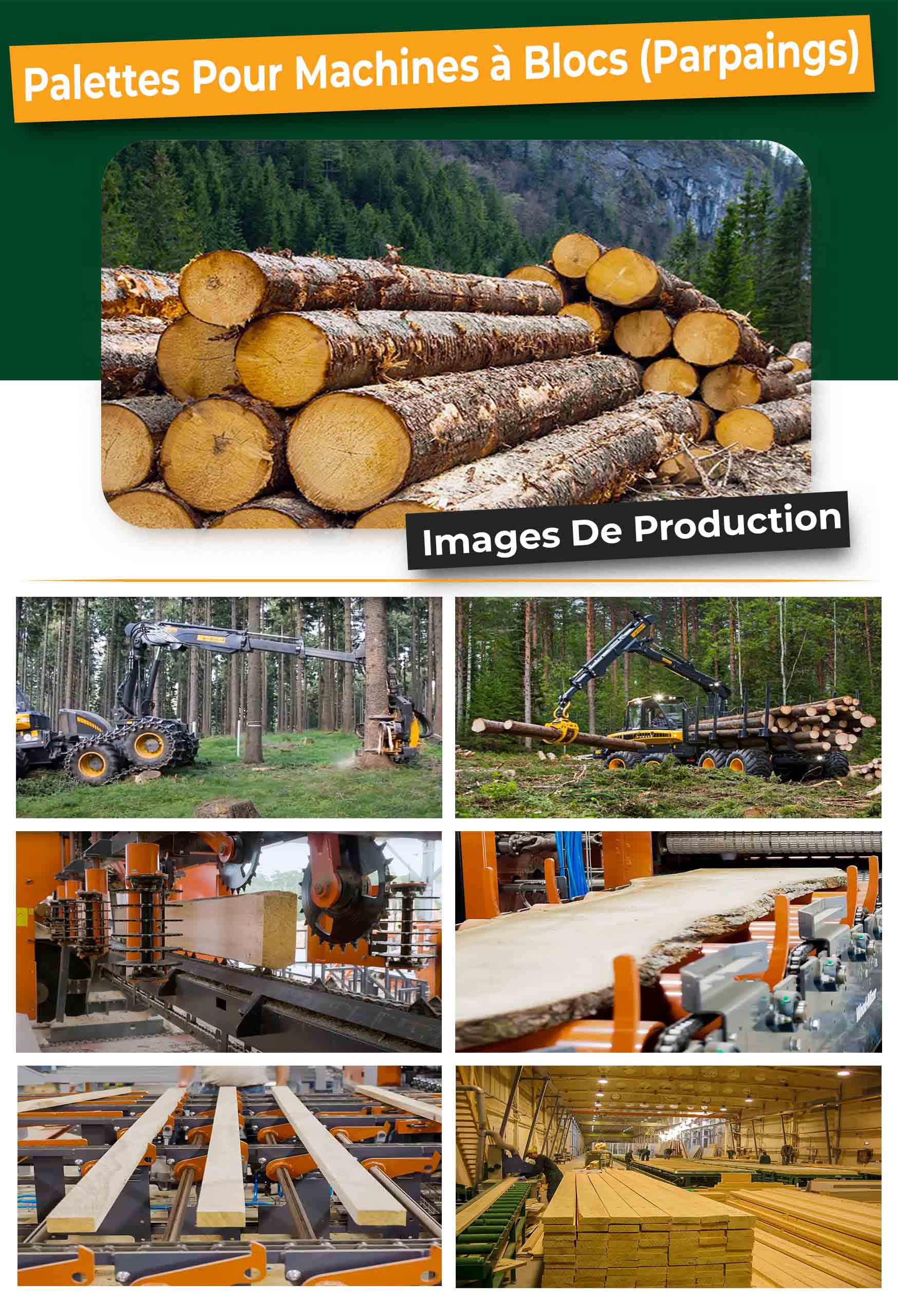 PALETTES EN BOİS POUR MACHİNE DE BLOCS (PARPAİNGS) PALETTES EN BOİS POUR MACHİNE DE BLOCS (PARPAİNGS)