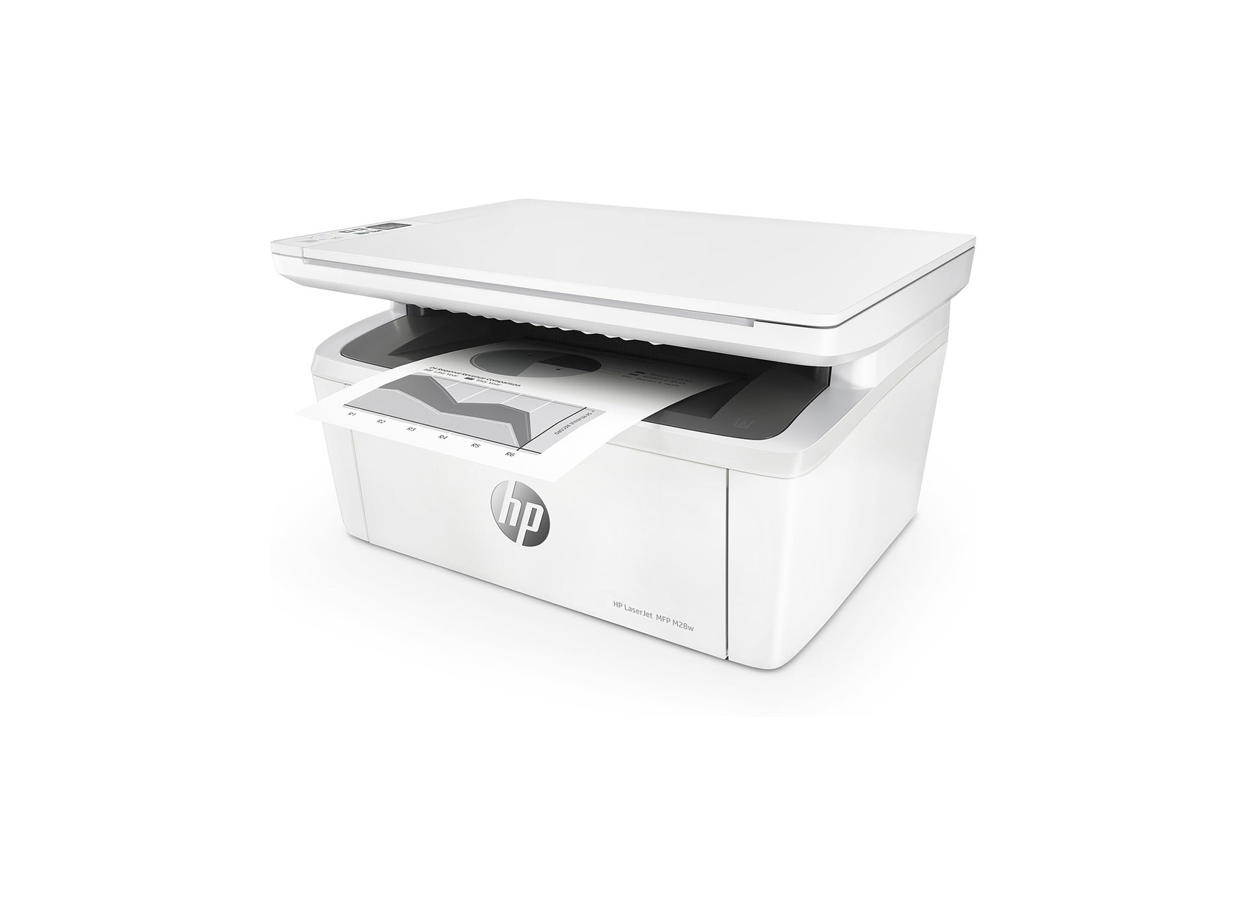 HP LaserJet Pro M28w W2G55A Imprimante Multifonction Laser noir/Blanc USB/Wifi